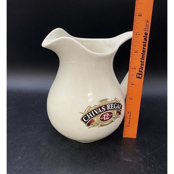Chivas Regal 12 Year Whiskey 7” White Jug Decanter Pitcher Distillery - Picture 5 of 8